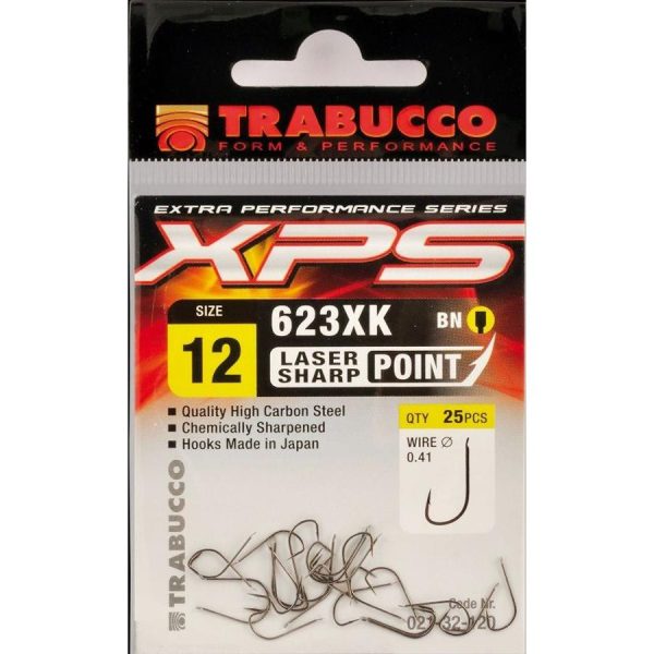 Trabucco XPS 623XK 08 Bearded Hook with flats 25pcs