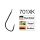 Trabucco XPS 701XK 20 Flats, Beardless Hook 25pcs