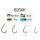 Trabucco XPS 620XK 08 Bearded Hook with flats 25pcs