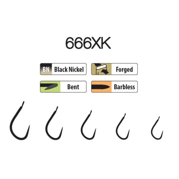 Trabucco XPS 666XK 14 Flap Beardless Hook 25pcs