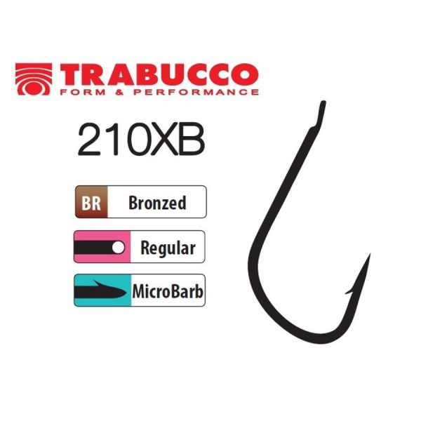 Trabucco XPS 210XB 12 Blade Bearded Hook 25pcs