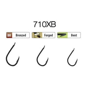 Trabucco XPS 710XB 14 Eyed, Barbed Hook 25pcs