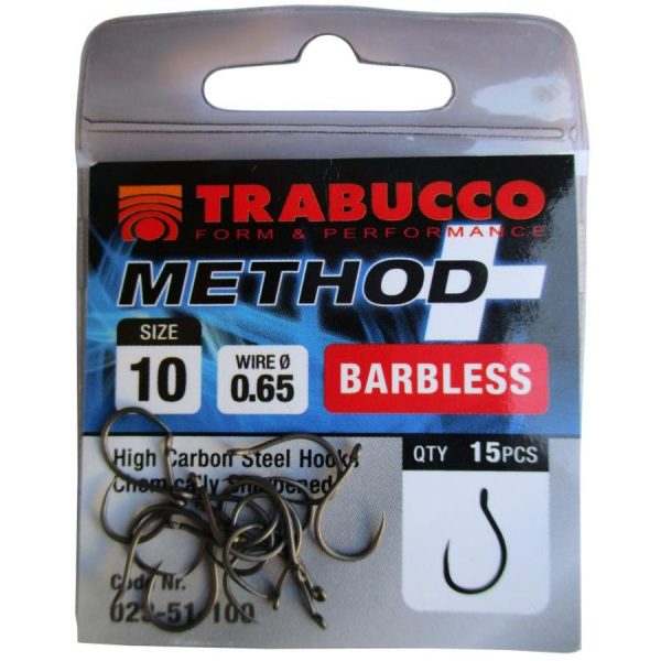Trabucco Method Plus Feeder 14 Ears, Beardless Feeder Hook 15pcs