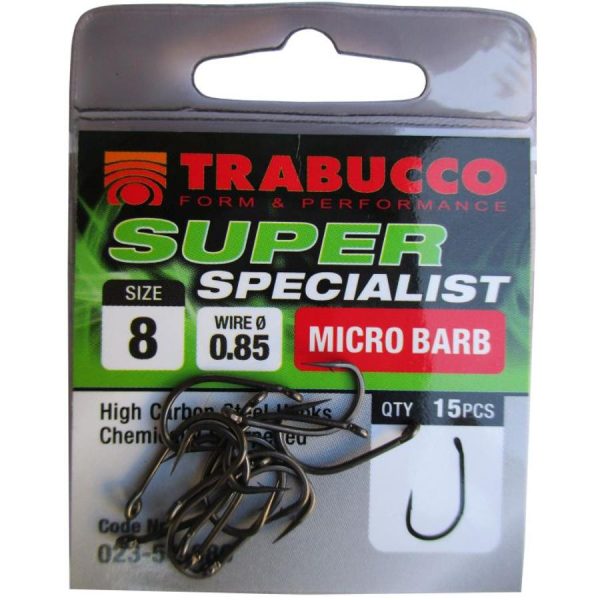 Trabucco Super Specialist 8 Füles. Bearded hook 15pcs