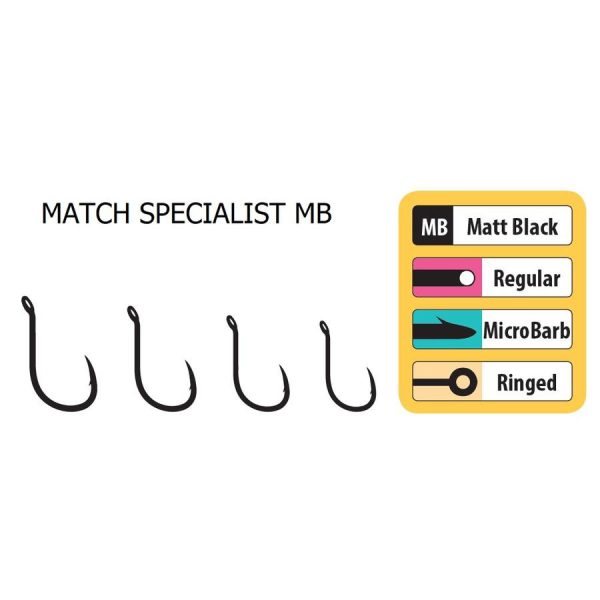 Trabucco Match Specialist 12 Ears, Bearded Hook 15pcs