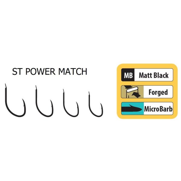 Trabucco St Power Match 14 Flap Bearded Hook 15pcs