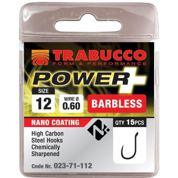 Trabucco Power + 20 Earless Beardless Hook 15pcs