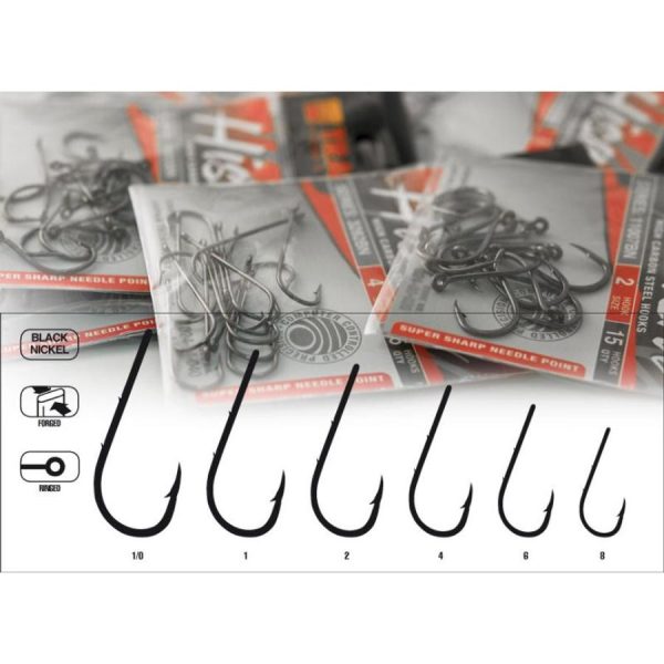 Trabucco Hisashi 11014 1/0 Predator fish hook 13pcs