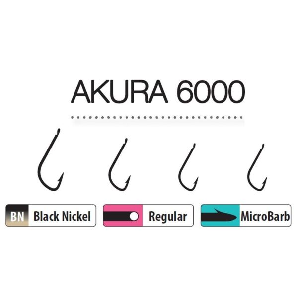 Trabucco Akura 6000 20 Bearded Hook with 20 flats 15pcs