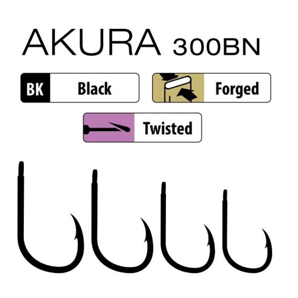 Trabucco Akura 300 BN 04 Bearded Hook 10pcs