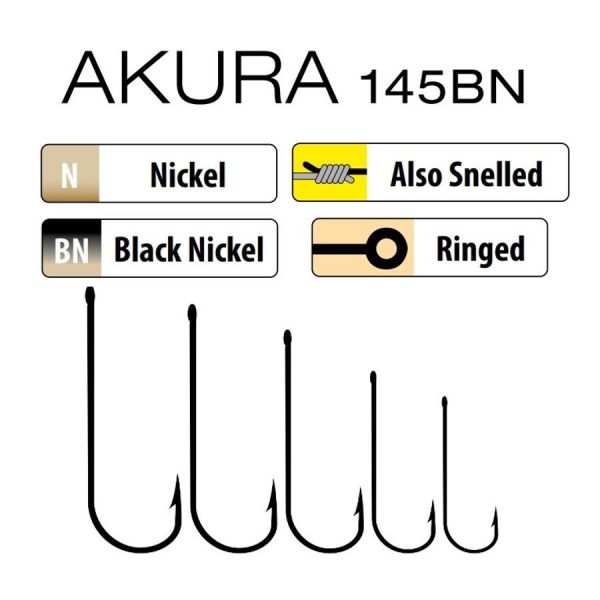 Trabucco Akura 145 BN 08 Predatory fish hook 15pcs