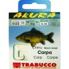Trabucco Akura Carp 1/0 Flat, Bearded Monofilament Pre-tied Hook 10pcs