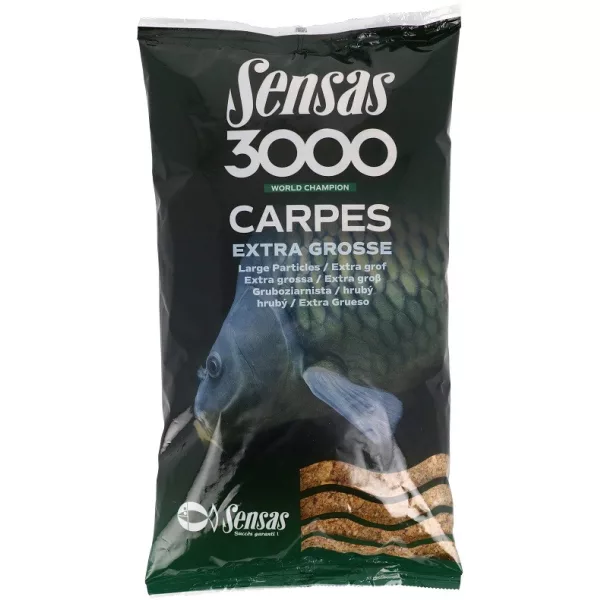 Sensas 3000 Carp Large Particles Groundbait 1kg