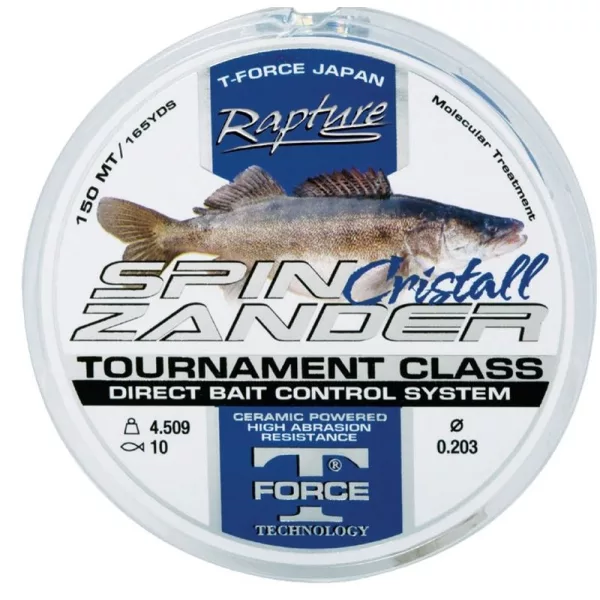 Rapture Spin Zander Crystal 150m 0.18mm Monofilament Main Line