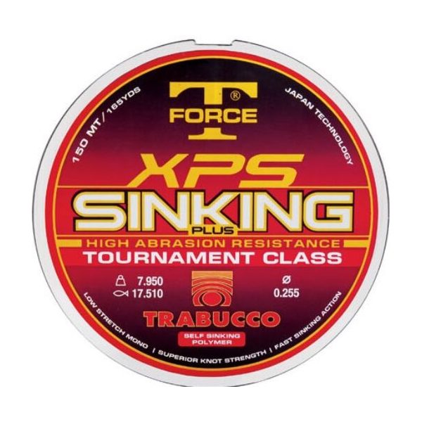 Trabucco T-Force XPS Sinking Plus 150m 0.25mm Monofil Main Line
