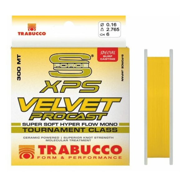 Trabucco S-Force XPS Velvet Pro Cast 600m 0.35mm Monofilament Main Line