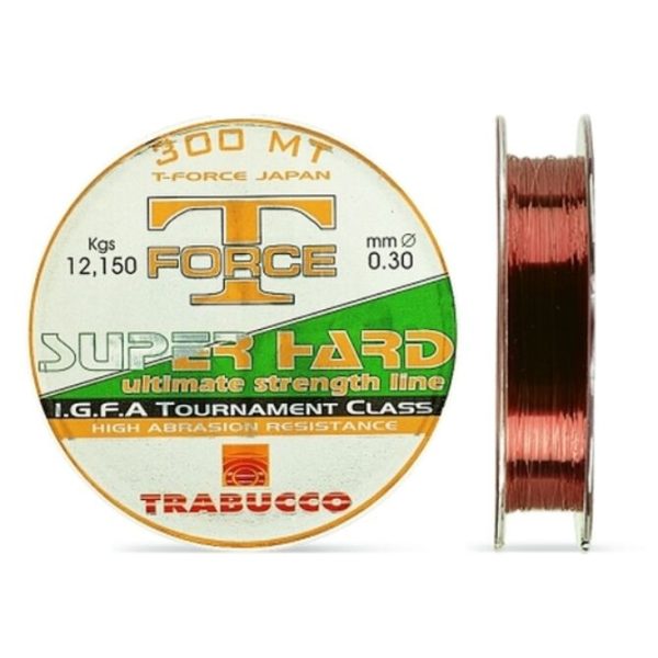 Trabucco T-Force Super Hard 300m 0.25mm Monofil Main Line