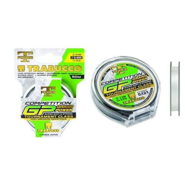 Trabucco T-Force Competition Grand Power 25m 0,08mm monofilament leader