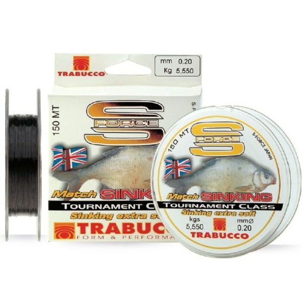 Trabucco S-Force Match Sinking 150m 0,30mm Monofilament Main Line