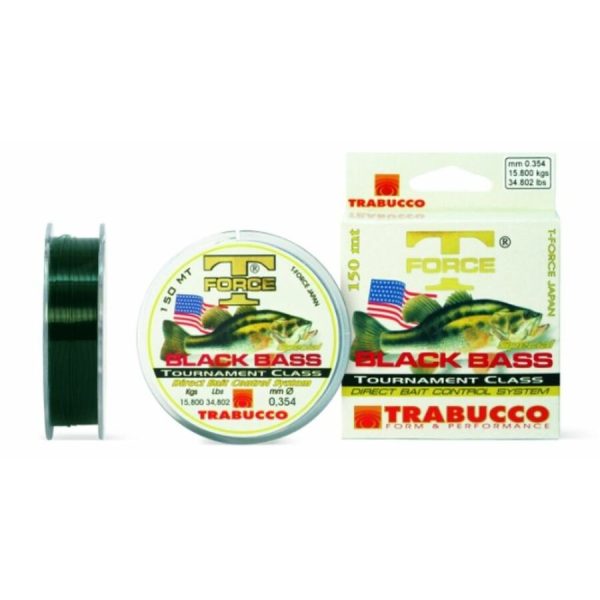 Trabucco T-Force Black Bass 150m 0.205mm Monofil Main Line