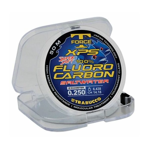 Trabucco T-Force XPS Fluorocarbon Saltwater 2013 50m 0,21mm monofilament leader