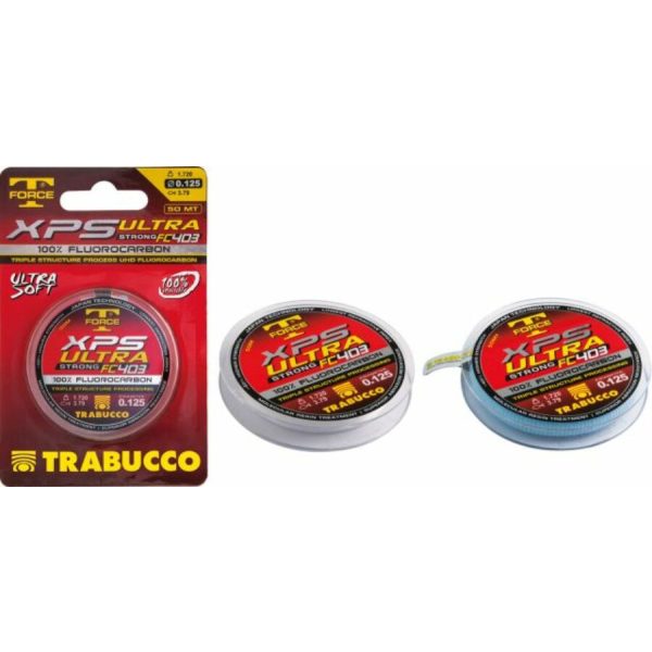 Trabucco T- Force Ultra FC403 50m 0,104mm Flurocarbon leader