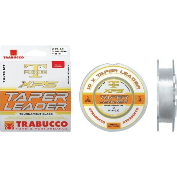 Trabucco T-Force XPS Taper Leader 10*15m 0,57-0,23mm Monofilament leader