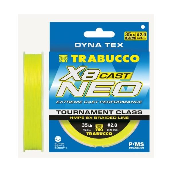 Trabucco DT X8 Neo Cast YL150m 0.084mm 3.63kg Braided Main Line