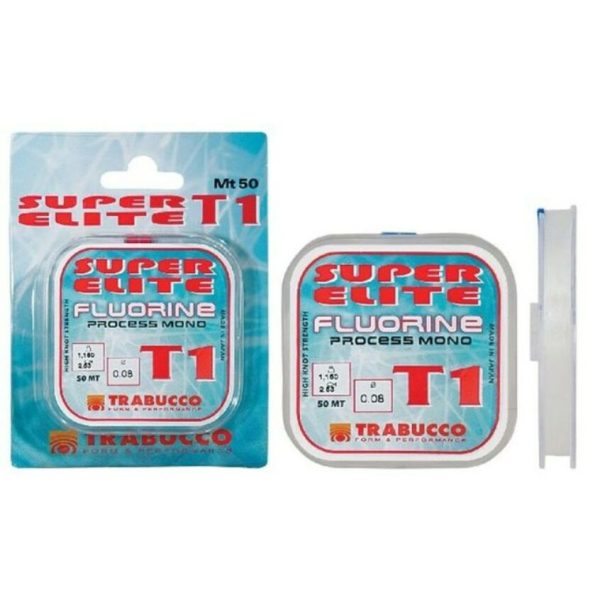 Trabucco S.Elite Fluorine 50m 0,10mm monofilament leader