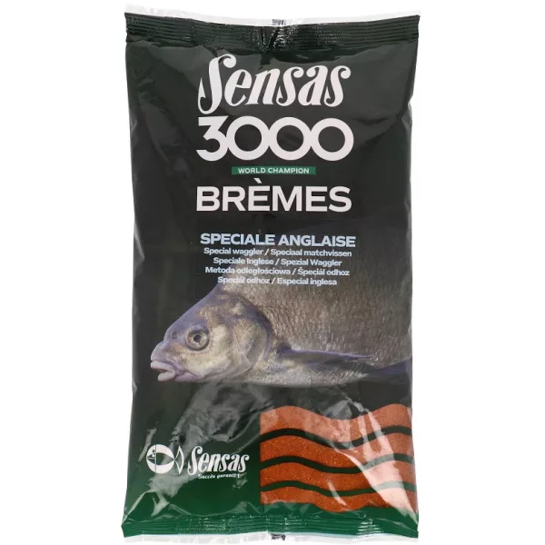 Sensas 3000 Super Anglaise Bream Groundbait 1kg