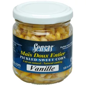 Sensas Jarred Vanilla Flavoured Baiting Corn 212ml