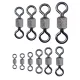 Trabucco Rolling Round X-Pattern 20 Swivel 12pcs