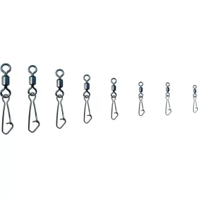 Trabucco Rolling Hooked Snap 10 Swivel Snap 12pcs