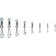 Trabucco Rolling Hooked Snap 12 Swivel clamps 12pcs