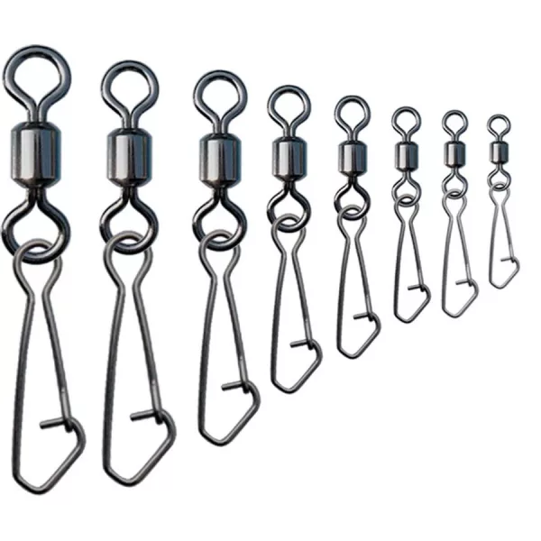 Trabucco Rolling Hooked Snap 14 Swivel Snap 12pcs