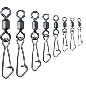 Trabucco Rolling Hooked Snap 18 Swivel Snap 12pcs