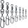 Trabucco Rolling German Snap 22 Turning clamp 5pcs
