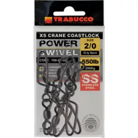   Trabucco SS X-Strong Crane W/Coastlock Snap 07 Swivel snap 10pcs