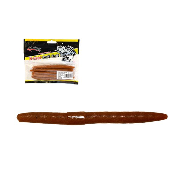 Arno Worm Brown 14cm Féreg Formájú Plasztik Csali 5db