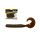 Arno Salted Twister Brown 13cm Plasztik Csali 10db