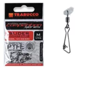   Trabucco Slider Connector SS Teflon Sliding Float Connector 5pcs