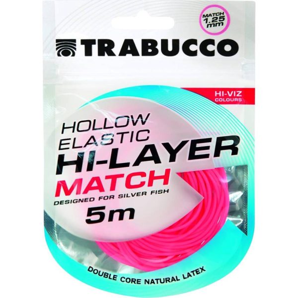 Trabucco Hi-Layer Hollow Elastic Match Squeeze Tube 1,25mm 5m