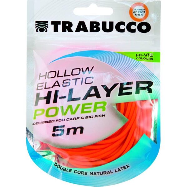 Trabucco Hi-Layer Hollow Elastic Power Loading Tube 2,5mm 5m
