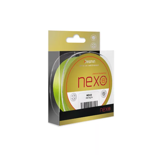 Delphin NEXO 8 fluorescent 130m 0,08mm 11lbs