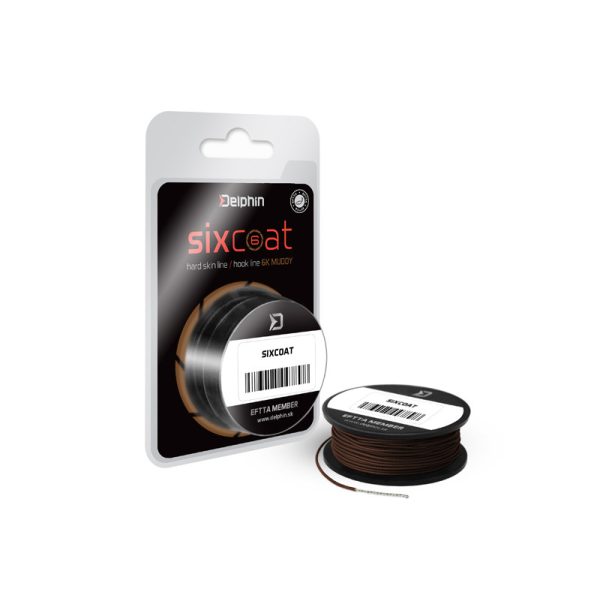 Delphin SIXCOAT Skin Line muddy 5m 25lbs