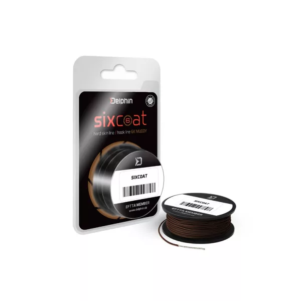 Delphin SIXCOAT Skin Line muddy 13m 25lbs
