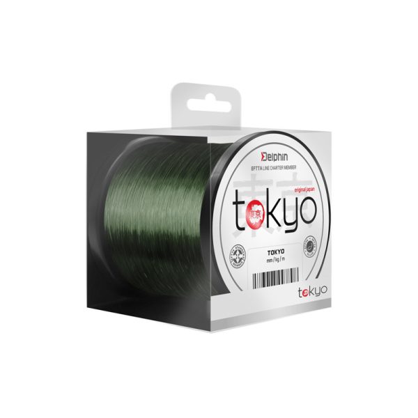 Monofilament Delphin TOKYO green 0,286mm 14lbs 1200m