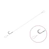 Feeder Tied Hook Delphin FLR Loop / 6db 12cm #6