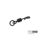 Delphin THE END Quick change swivel with ring #4 / 10 pcs size 4