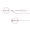 Delphin Q-STOP transparent+orange 7mm